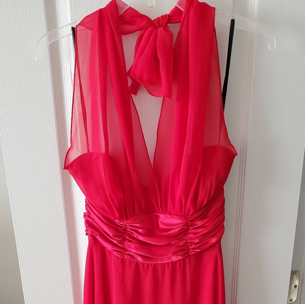 Red Connected Apparel Midi dress